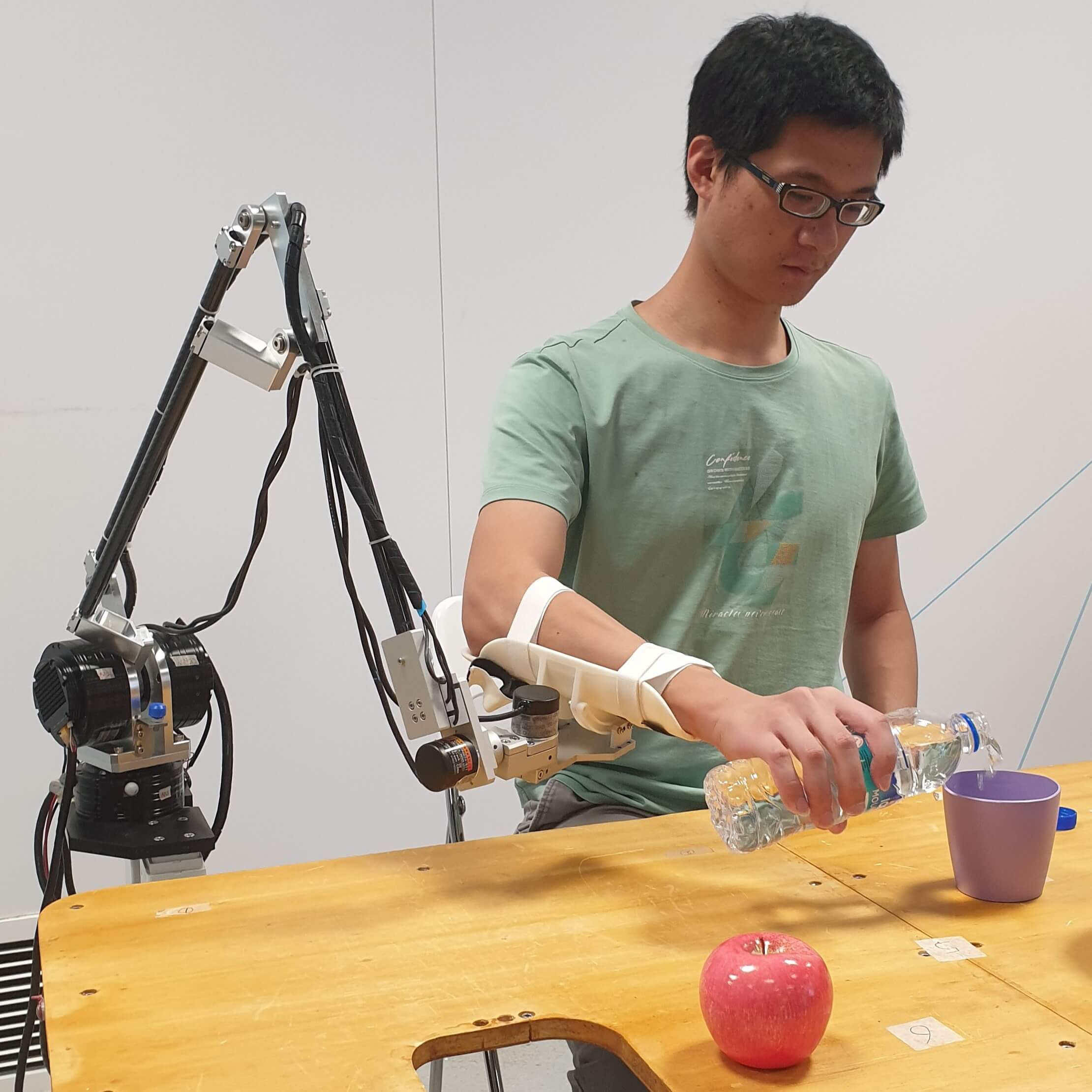 Personalization of Human Arm Dynamics Model for Assistive Robot Arm Extender (ARAE)