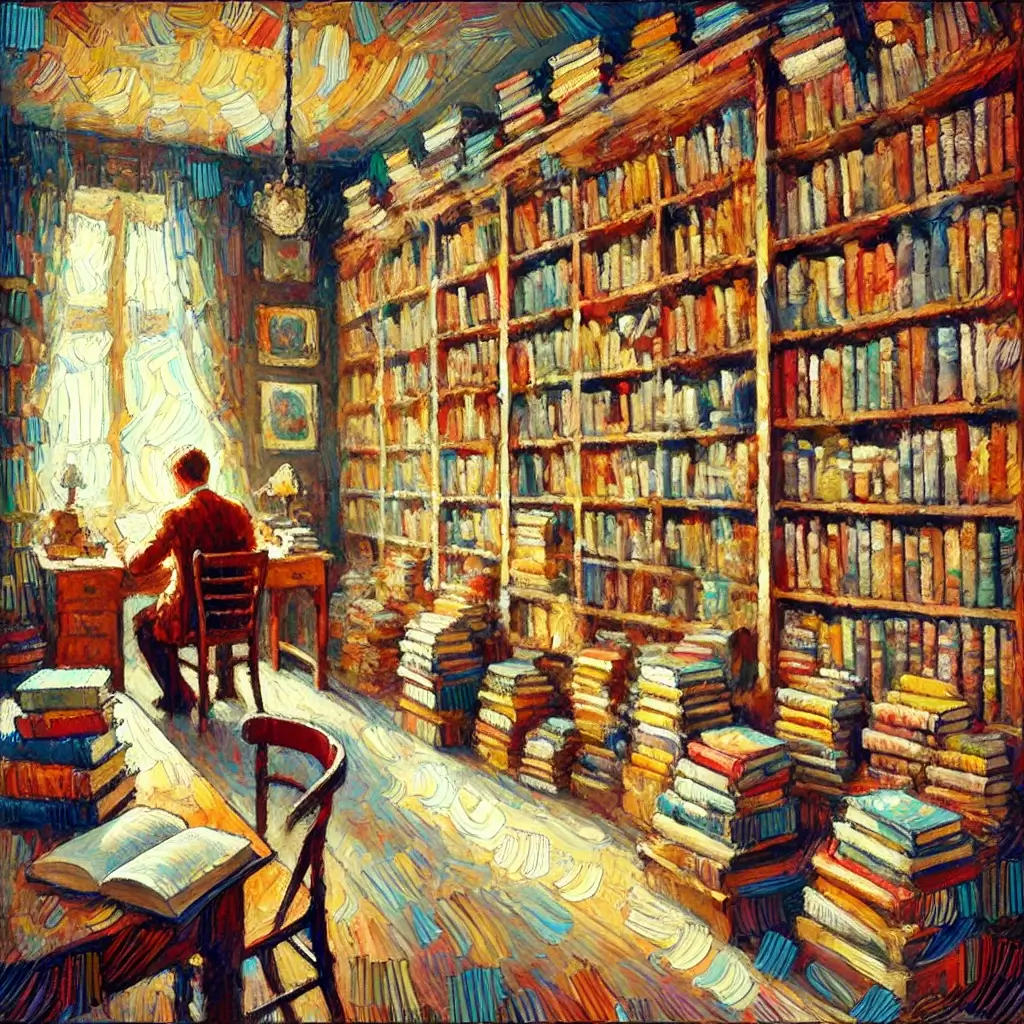 Make my personal study and fill it with books I read
